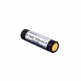 Keepower 14500 3,7 volt Li-Ion batteri 1000 mAh med sikkerhetskretsløp